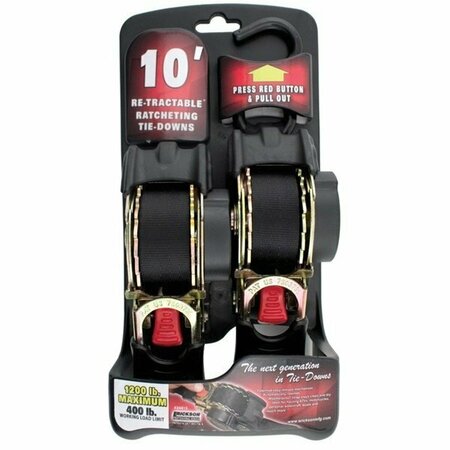 ERICKSON MFG LTD 1 X 10 BLACK RETRACTABLE STRAP 34415